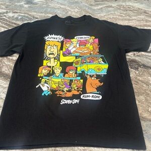 Scooby-Doo Black Graphic Tee M